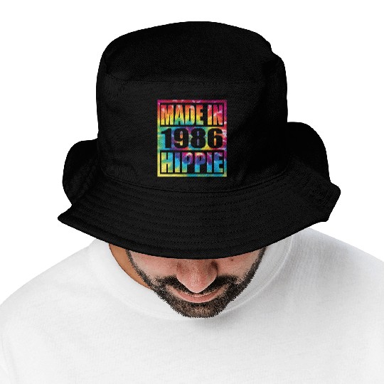 Hippie Birthday 1986 Bucket Hats