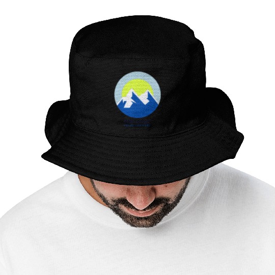 Support Ukraine! Loud Local Blue & Yellow Logo Bucket Hats