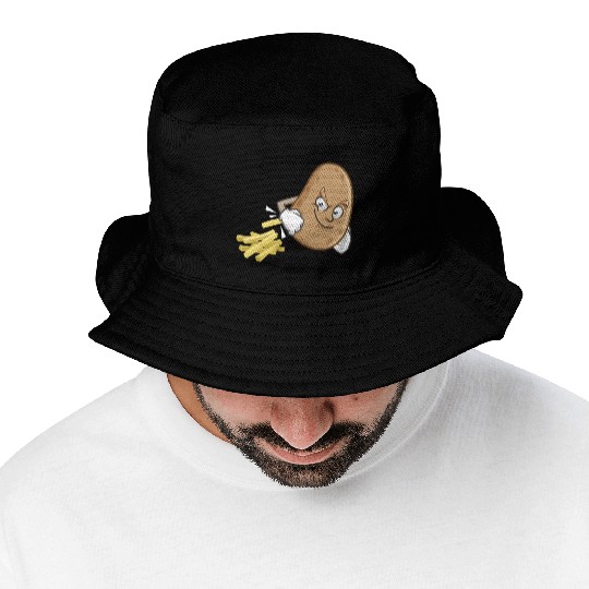 French Fries Potato Fries Bucket Hats
