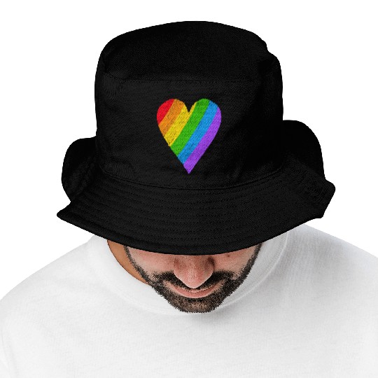 LGBT Pride be yourself Bucket Hats