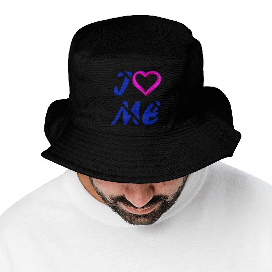 love / i love me / fall in love Bucket Hats