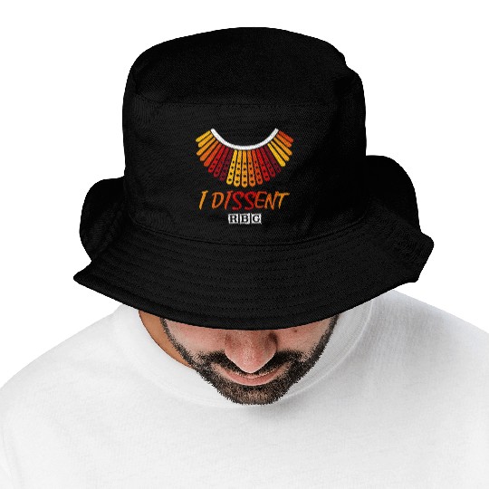 I dissent RBG Bucket Hats