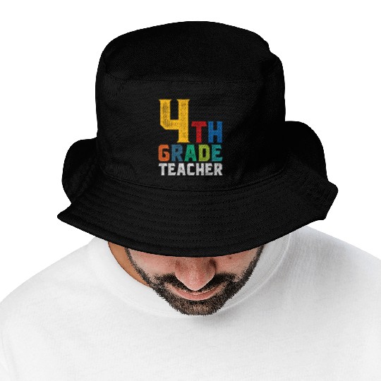 4th Grade Teacher Bucket Hats