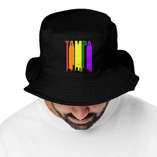 Tampa Florida Gay Pride Rainbow Bucket Hats