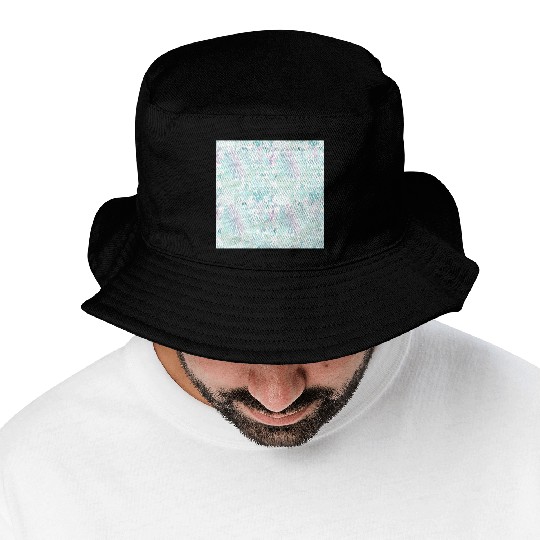 Abstract Winter Pattern Bucket Hats
