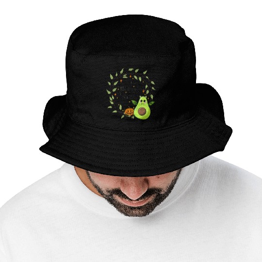 Bat Avocado - Happy Halloween Bucket Hats