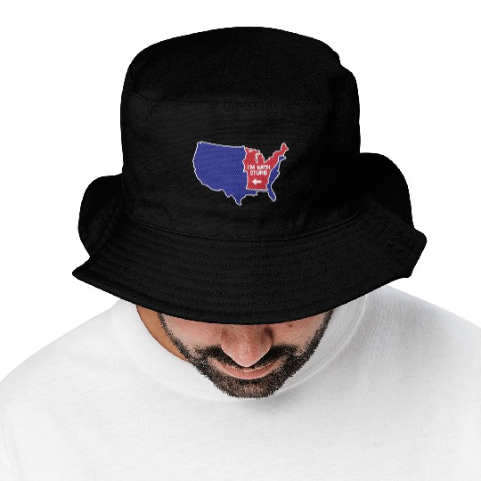 Vermont State US Design for patriotic Vermonters Bucket Hats