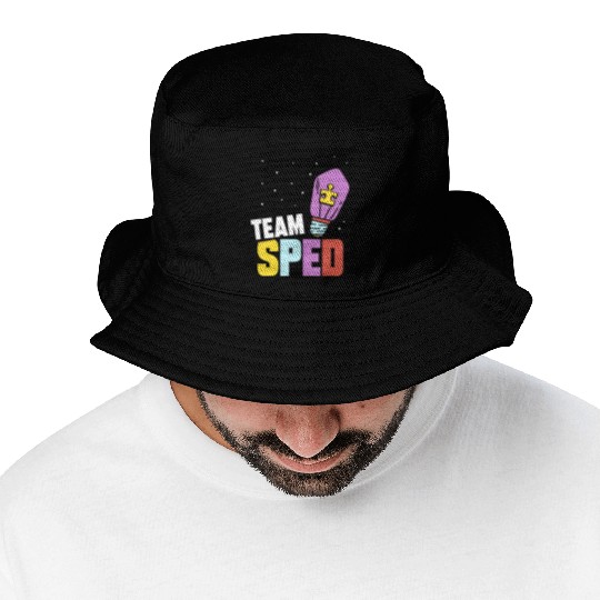 Team Sped Special Education Teacher Awareness Bucket Hats