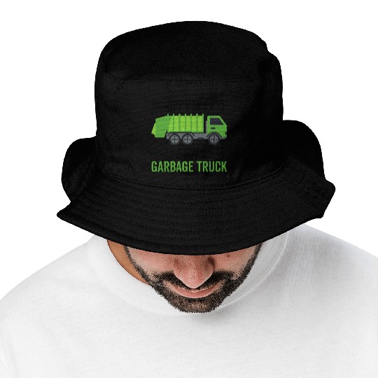 Sorry I'm Late I Saw a Garbage Truck Bucket Hats