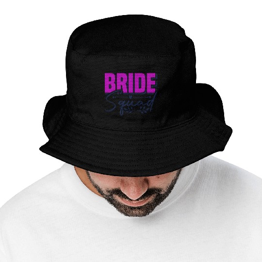 Bride Squad Bucket Hats Design