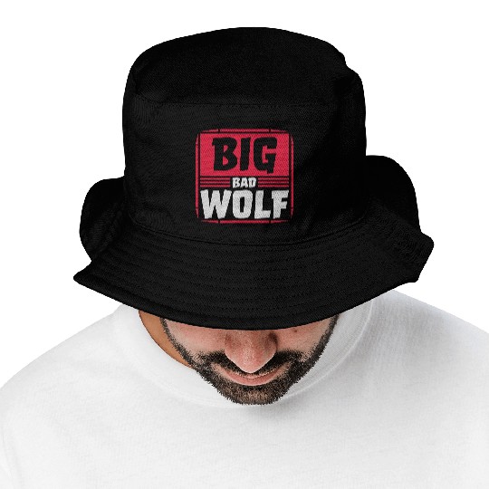 big bad wolf quote Bucket Hats
