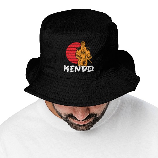 kendo japan samurai karate kenjutsu martial arts Bucket Hats