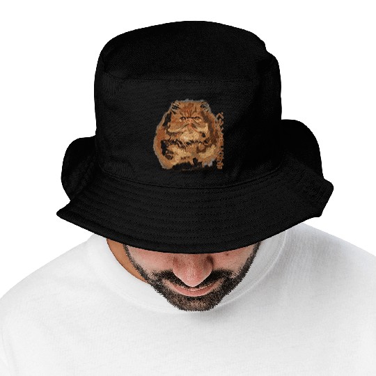 I Love persian cat Bucket Hats