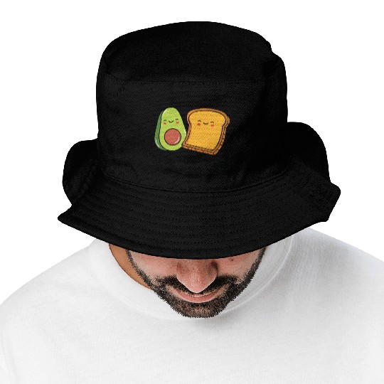 Siblings Avocado Toast Combo Big Sister Brother Bucket Hats