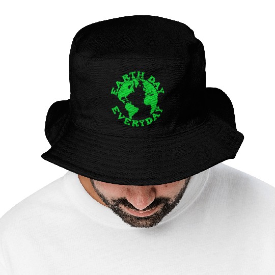 Earth Day Everyday Artitistic Design Save The Plan Bucket Hats
