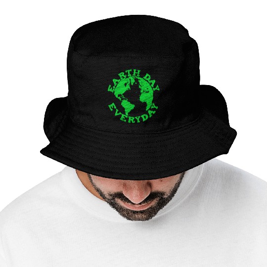 Earth Day Everyday Artitistic Design Save The Plan Bucket Hats