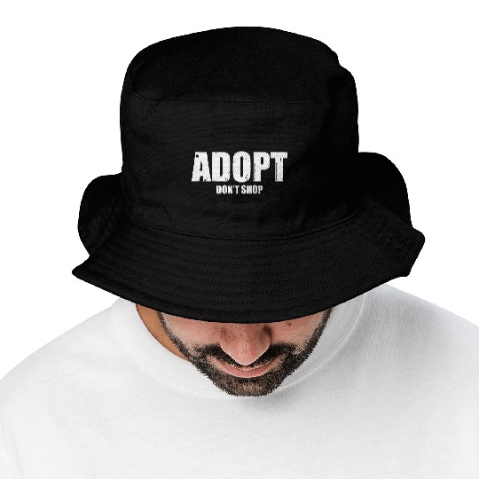 adopt dont shop Bucket Hats