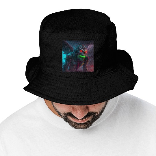 ZOMBIE IRON MAIDEN (version 15) Bucket Hats