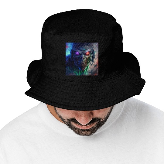 ZOMBIE IRON MAIDEN (version 12) Bucket Hats