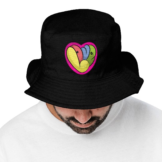 Love Heart Bucket Hats