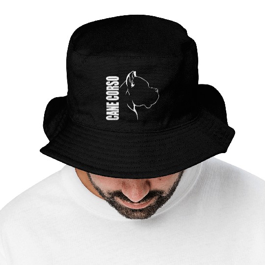 Proud Cane Corso Profile dog mom Bucket Hats