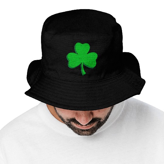 CLOVER LEAF GRUNGE Bucket Hats