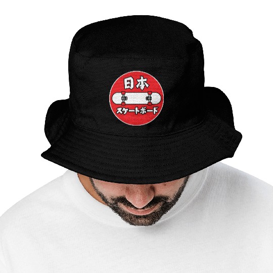 Japanese Skateboard Bucket Hats