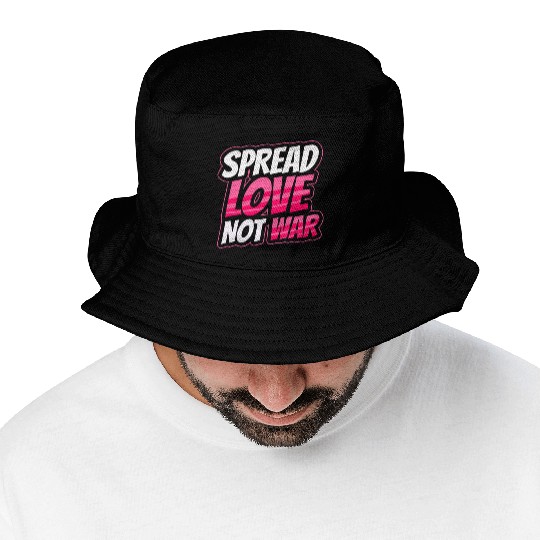Spread Love Not War Bucket Hats