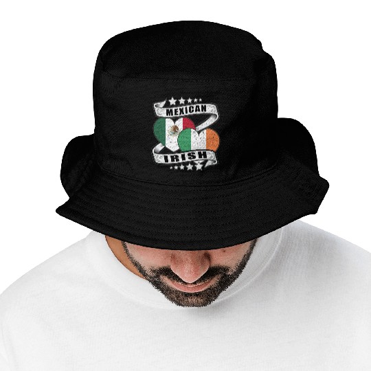 Half Irish Half Mexican Bucket Hats for kids