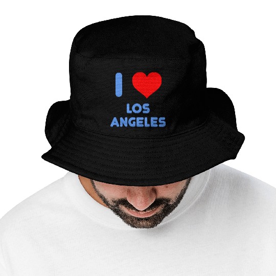 I Love Los Angeles Bucket Hats