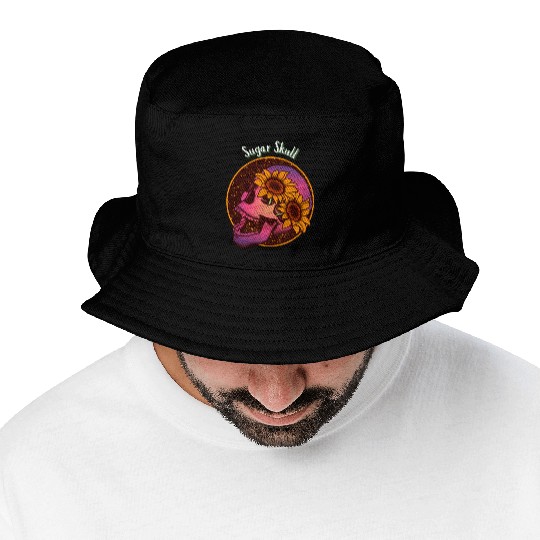 Sugar Skull Bucket Hats
