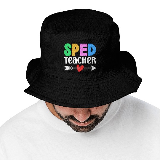 Sped Teacher Special Education Cute Awareness Bucket Hats