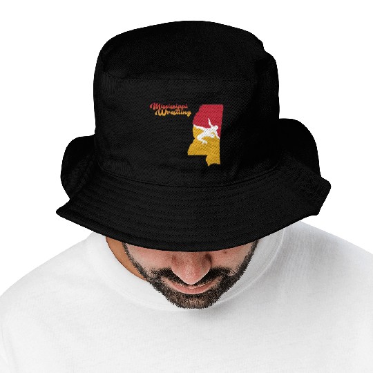 Mississippi Wrestling Bucket Hats