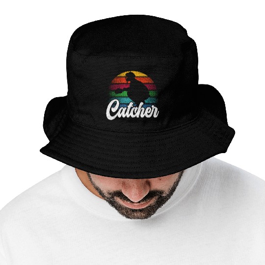 Baseball Lover Baseball Player Baseball Catcher Bucket Hats