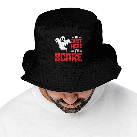 Halloween Paranormal Ghost Hunters Horror Fans Bucket Hats
