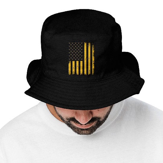 Beekeeper Usa Flag Bucket Hats