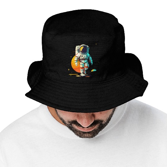 Walking Alone Bucket Hats