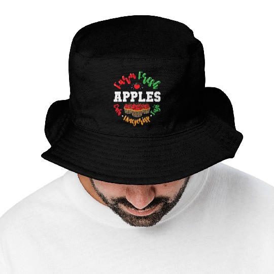 Apple Picking Farmer Fall For Toddlers Kids Women Bucket Hats