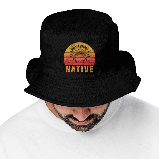 Native American Pride Native Indian Bucket Hats