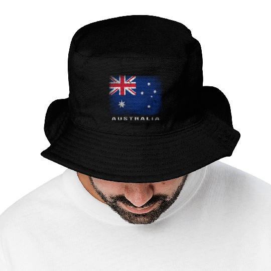 Australian Flag Australia Love Bucket Hats
