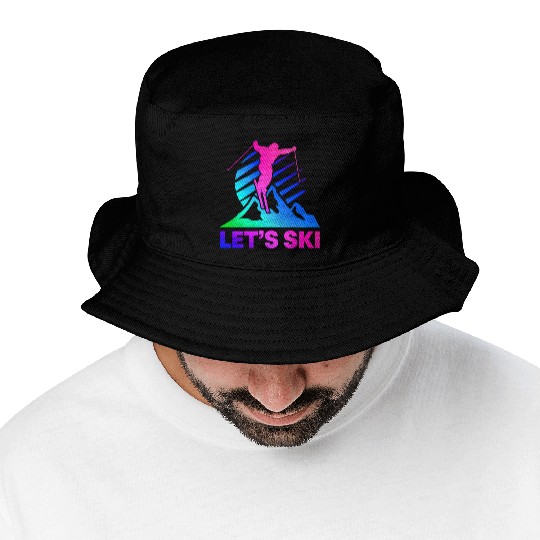 i 80S 90S iing Bucket Hats