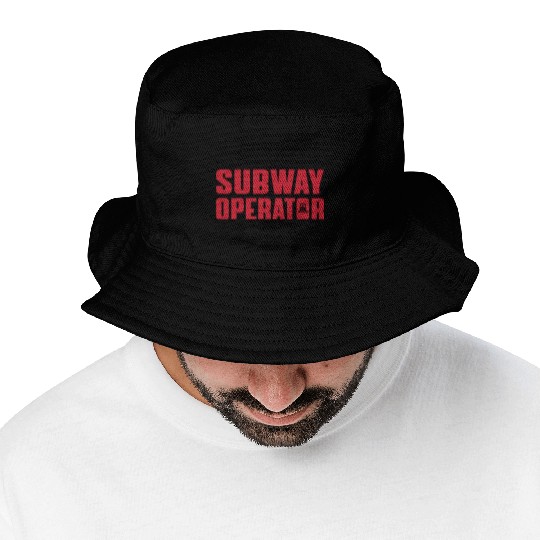 Great Subway Operator Apparel Subway Train Driver Bucket Hats