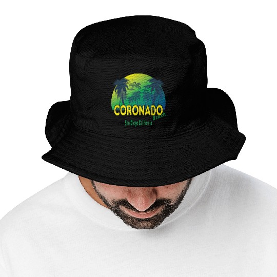Coronado Beach In San Diego California State Coron Bucket Hats