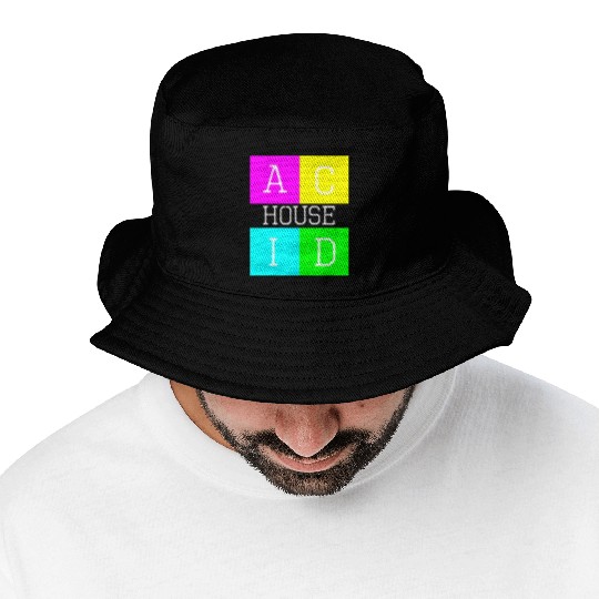 Acid house logo Bucket Hats