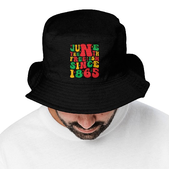 2023 Juneteenth Since 1865 Black African American Bucket Hats
