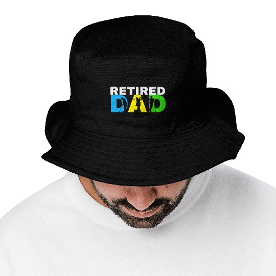 Retired Dad Golf Retirement Plan for Father's Day Bucket Hats