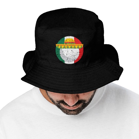 Cinco De Mayo Mexico Golf Ball Funny Mexican s Bucket Hats