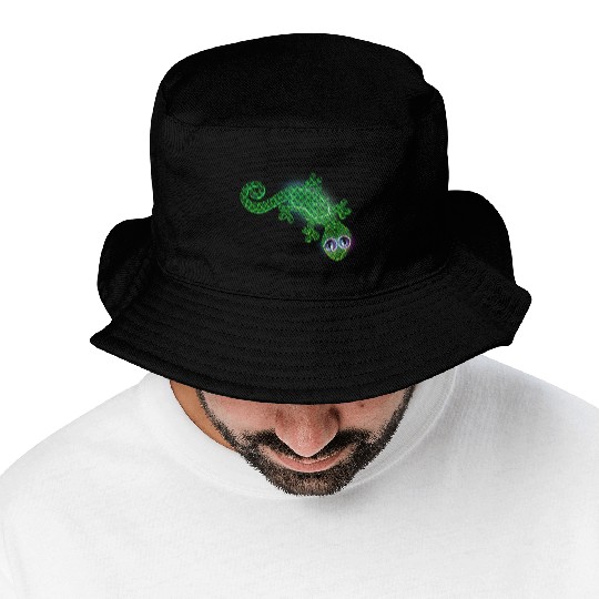 Green lizard Bucket Hats