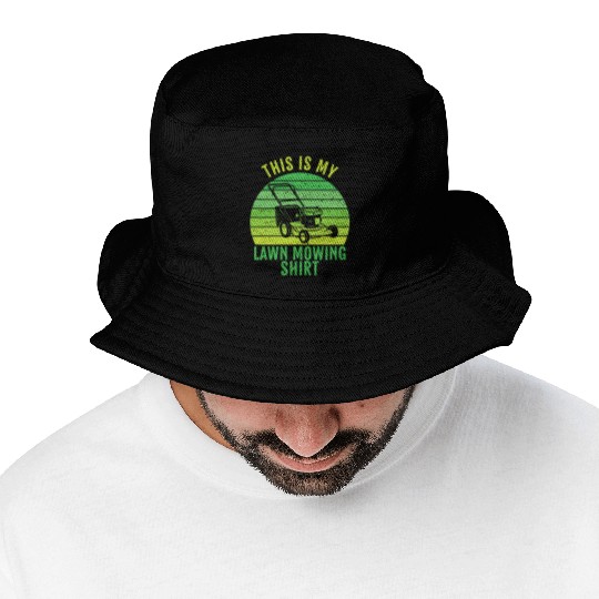 This Is My Lawn Mowing Bucket Hats