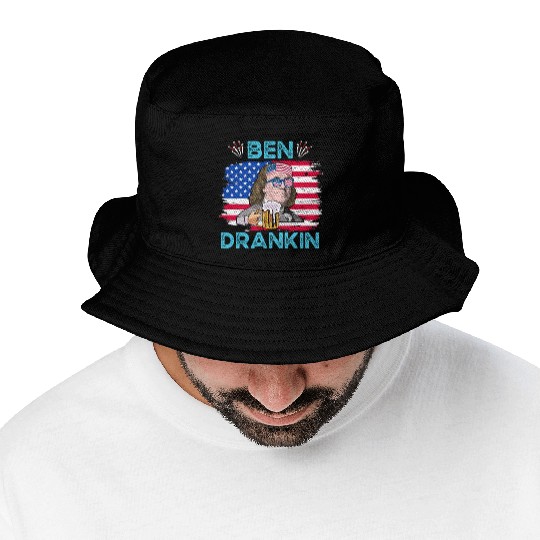 Ben Drankin US President Independence Day Bucket Hats
